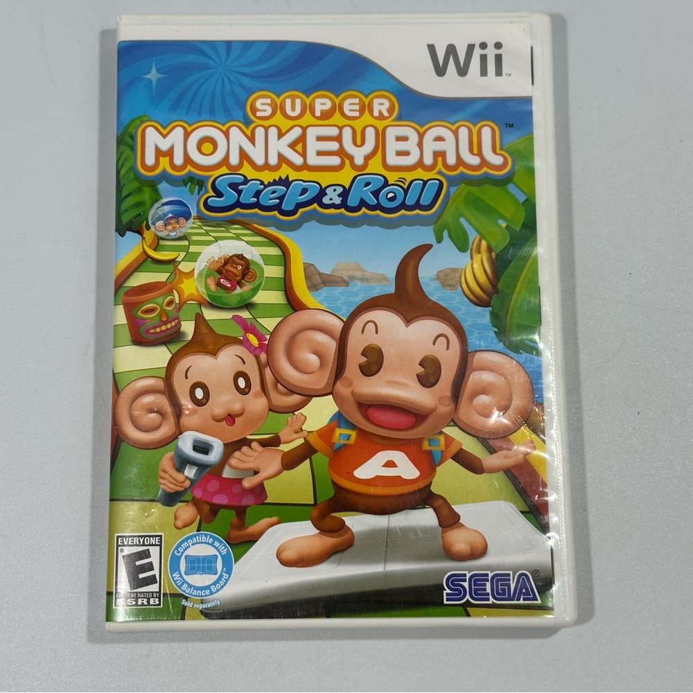 Super Monkey Ball Step & Roll Wii Video Game